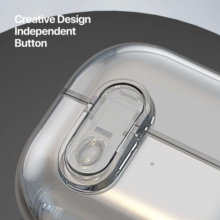 For Samsung Galaxy Buds3 / 3 Pro DUX DUCIS SECI Series Earbuds Box Protective Case(Clear Black)