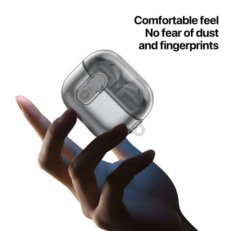 For Samsung Galaxy Buds3 / 3 Pro DUX DUCIS SECI Series Earbuds Box Protective Case(Clear Black)