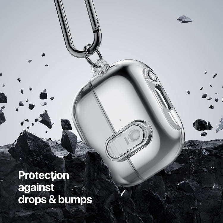 For Samsung Galaxy Buds3 / 3 Pro DUX DUCIS SECI Series Earbuds Box Protective Case(Clear Black)