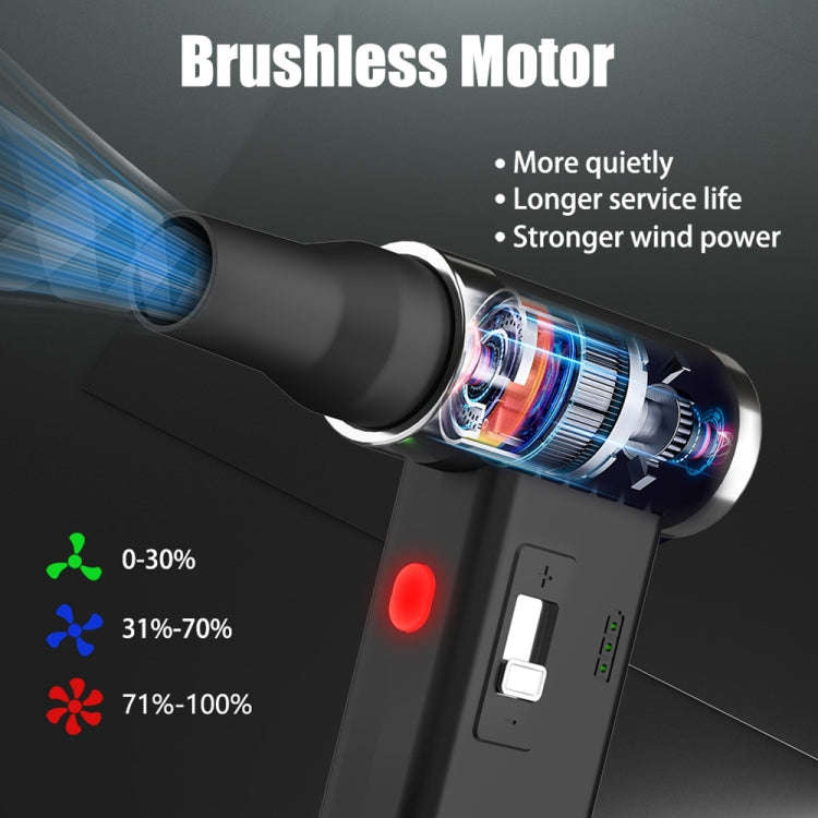 FT03 Portable Multifunctional Wireless Electric Air Duster(Black)