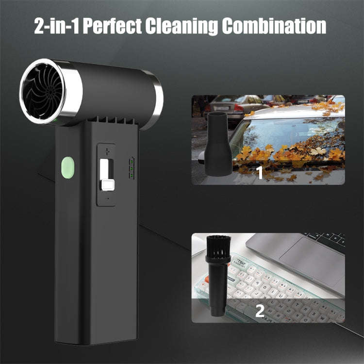 FT03 Portable Multifunctional Wireless Electric Air Duster(Black)