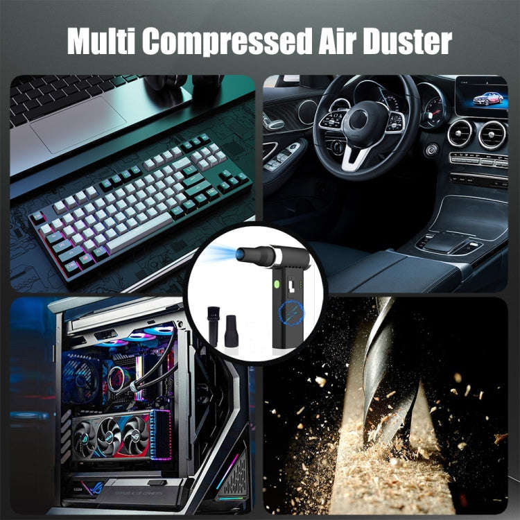 FT03 Portable Multifunctional Wireless Electric Air Duster(Black)
