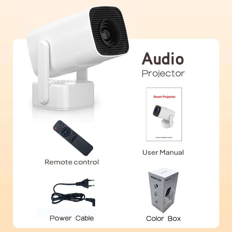 Y7S 720P Android 11 OS Portable Home WiFi Projector with Speaker, CPU:Allwinner H713(EU Plug)