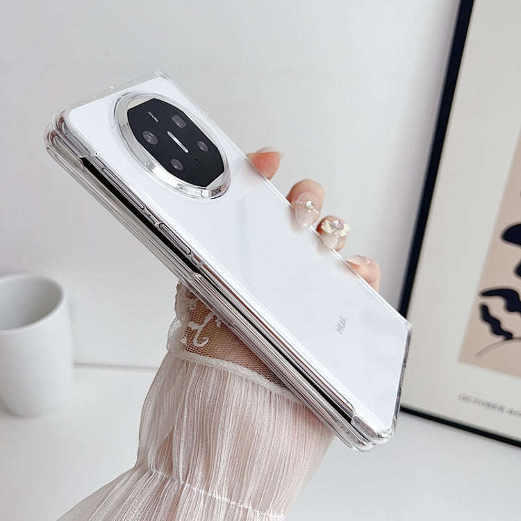 For Huawei Mate X5 Precision Hole Integrated PC Clean Shockproof Phone Case(Transparent)
