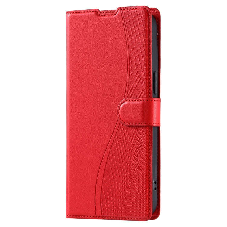 For Sony Xperia 5 IV Voltage Ultra-thin Dot Leather Phone Case(Red)