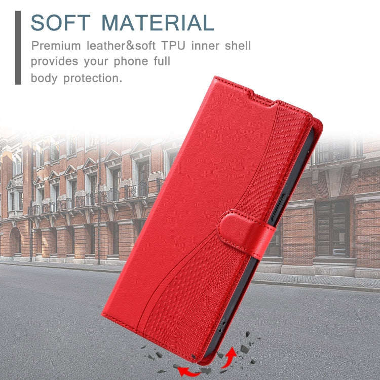 For Sony Xperia 5 IV Voltage Ultra-thin Dot Leather Phone Case(Red)