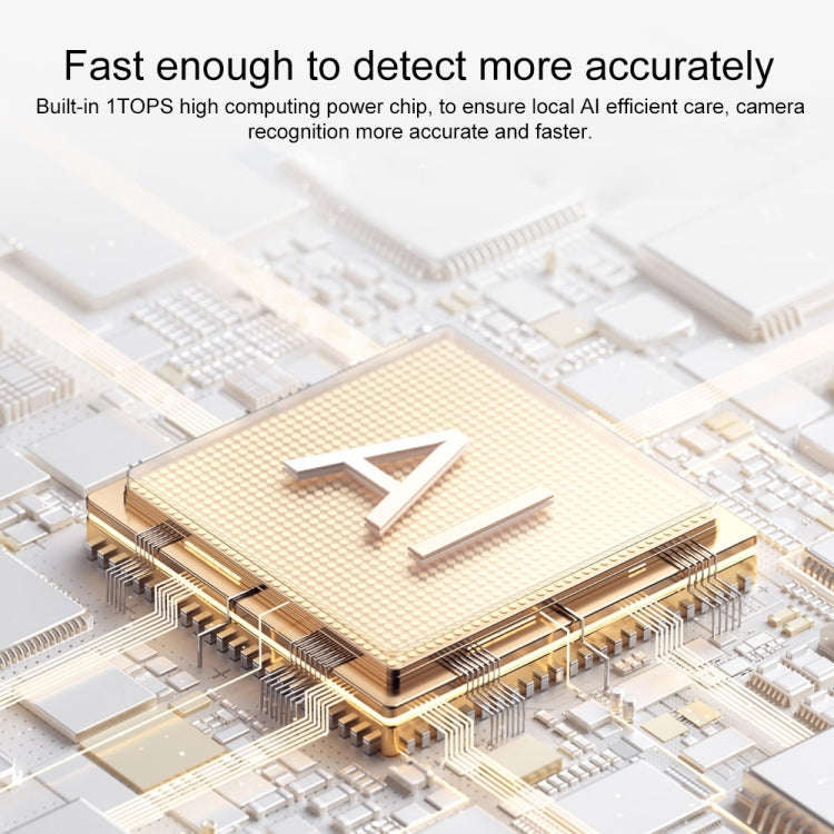 Original Xiaomi Smart Camera C500 Dual Lens Edition 4MP Support AI Detection, US Plug(White)