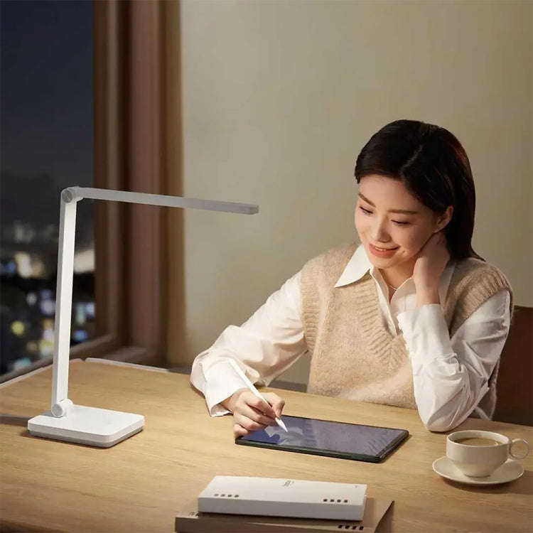 Original Xiaomi Mijia LED Desk Lamp 2 Lite Anti Blue-ray Three Levels Brightness, US Plug(White)