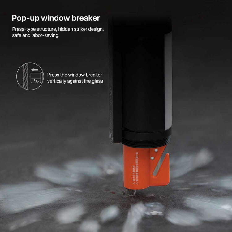 Original Xiaomi Mijia Multifunctional Flashlight 1000LM IPX4 with Side Light(Black)