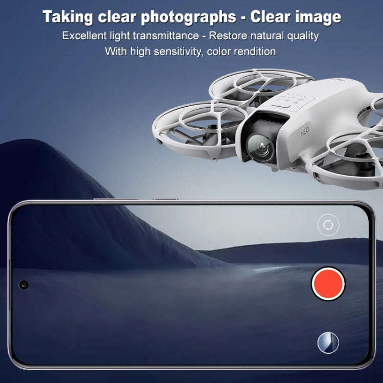 For DJI Neo 2 PCS/Set IMAK HD Glass Rear Camera Lens Film
