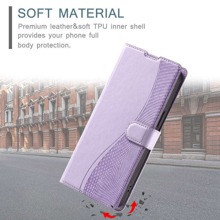 For Google Pixel 7 Voltage Ultra-thin Dot Leather Phone Case(Purple)