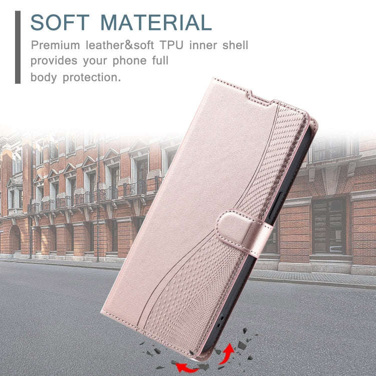 For Google Pixel 7 Voltage Ultra-thin Dot Leather Phone Case(Rose Gold)