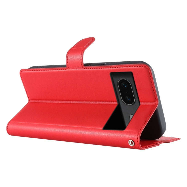 For Google Pixel 7 Voltage Ultra-thin Dot Leather Phone Case(Red)