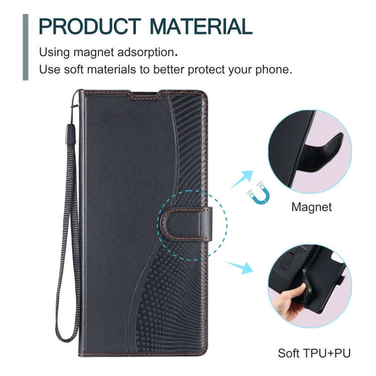 For Google Pixel 7 Voltage Ultra-thin Dot Leather Phone Case(Black)