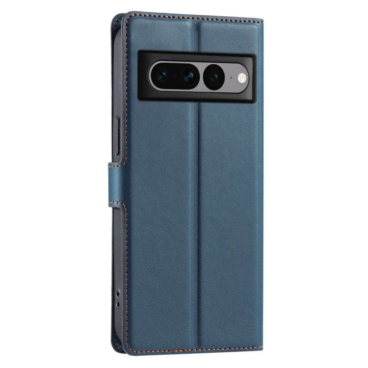 For Google Pixel 7 Pro Voltage Ultra-thin Dot Leather Phone Case(Blue)
