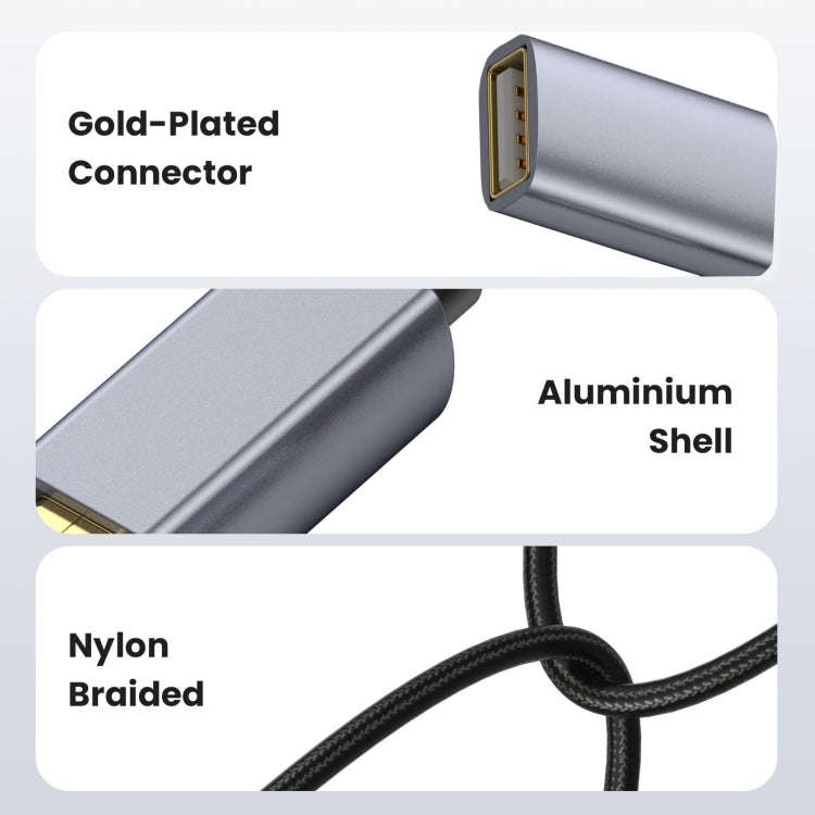 USB2.0 A Male to A Female Extension Data Charging Cable, Length:1.8m