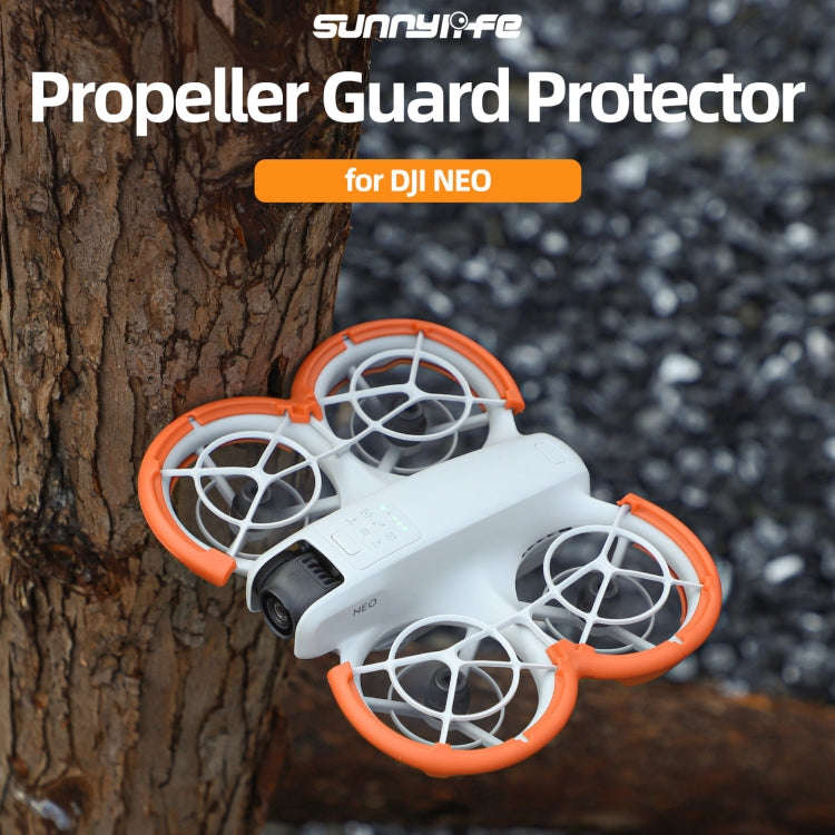 For DJI Neo Sunnylife Propeller Protective Guard Anti-collision Ring Cover(Black)