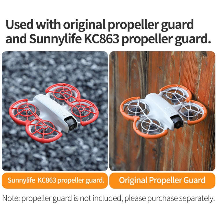 For DJI Neo Sunnylife Propeller Protective Guard Anti-collision Ring Cover(Black)