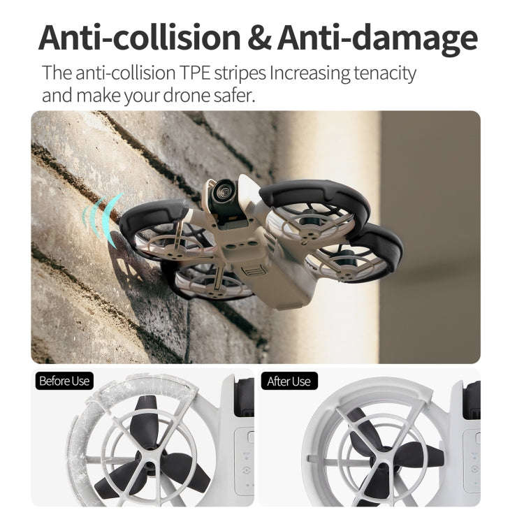 For DJI Neo Sunnylife Propeller Protective Guard Anti-collision Ring Cover(Black)
