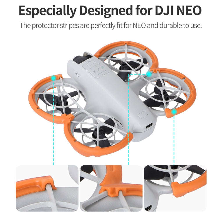 For DJI Neo Sunnylife Propeller Protective Guard Anti-collision Ring Cover(Black)