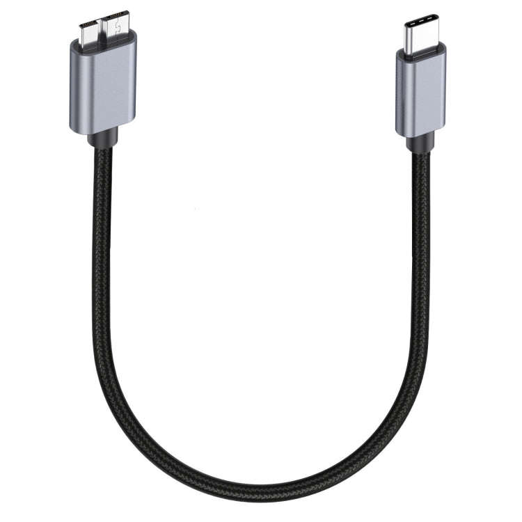 10Gbps USB-C / Type-C 3.1 to Micro B Mobile Hard Disk Adapter Cable, Length:0.5m
