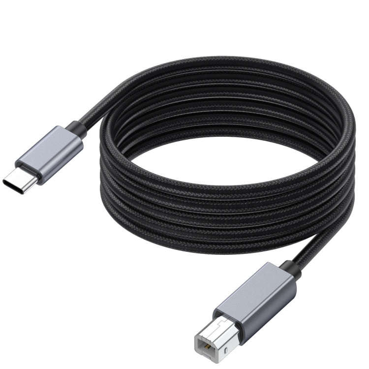 USB-C / Type-C to USB-B BM Printer MIDI Keyboard Adapter Cable, Length:1.8m
