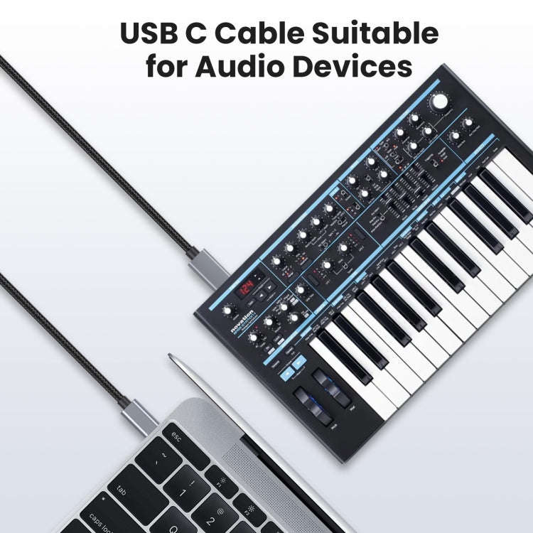 USB-C / Type-C to USB-B BM Printer MIDI Keyboard Adapter Cable, Length:1.8m