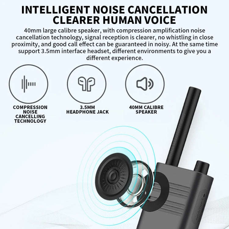 Original Xiaomi Walkie Talkie Lite(Black)