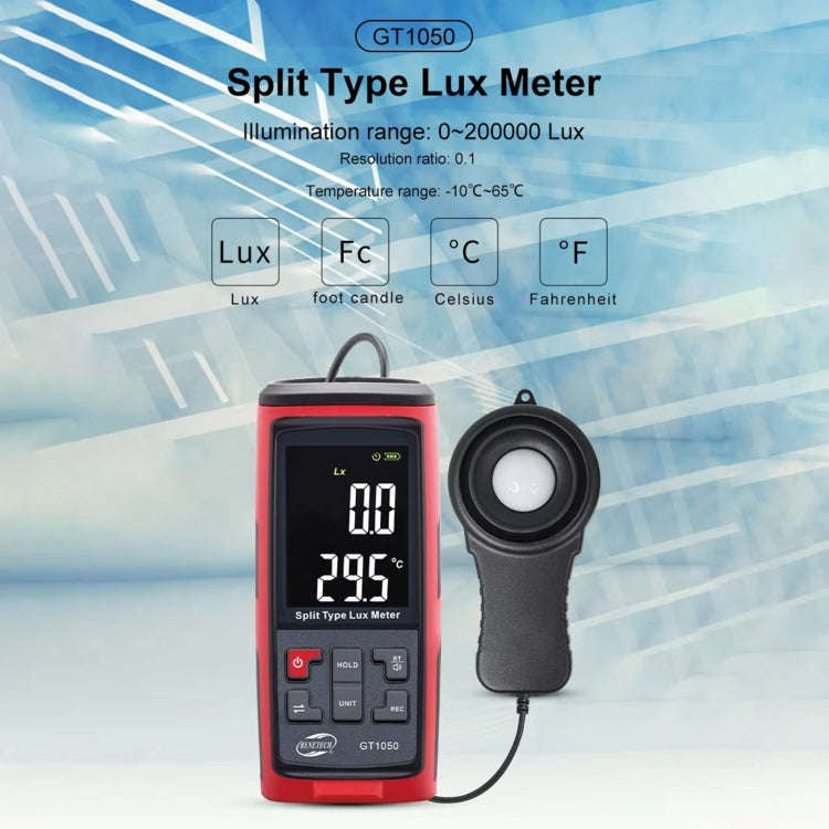BENERECH GT1050 Professional Digital Light Lux Meter