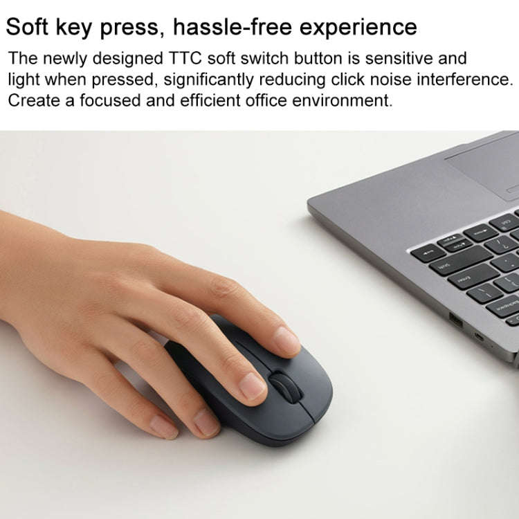 Original Xiaomi XMWXSB04YM 2.4GHz Portable Wireless Mouse Comfort Edition(Black)