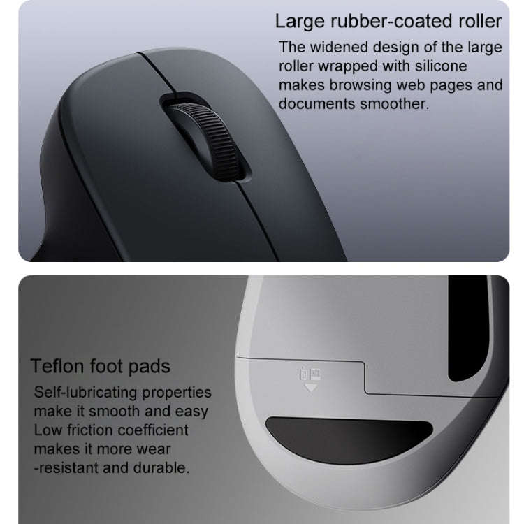 Original Xiaomi XMWXSB04YM 2.4GHz Portable Wireless Mouse Comfort Edition(Black)
