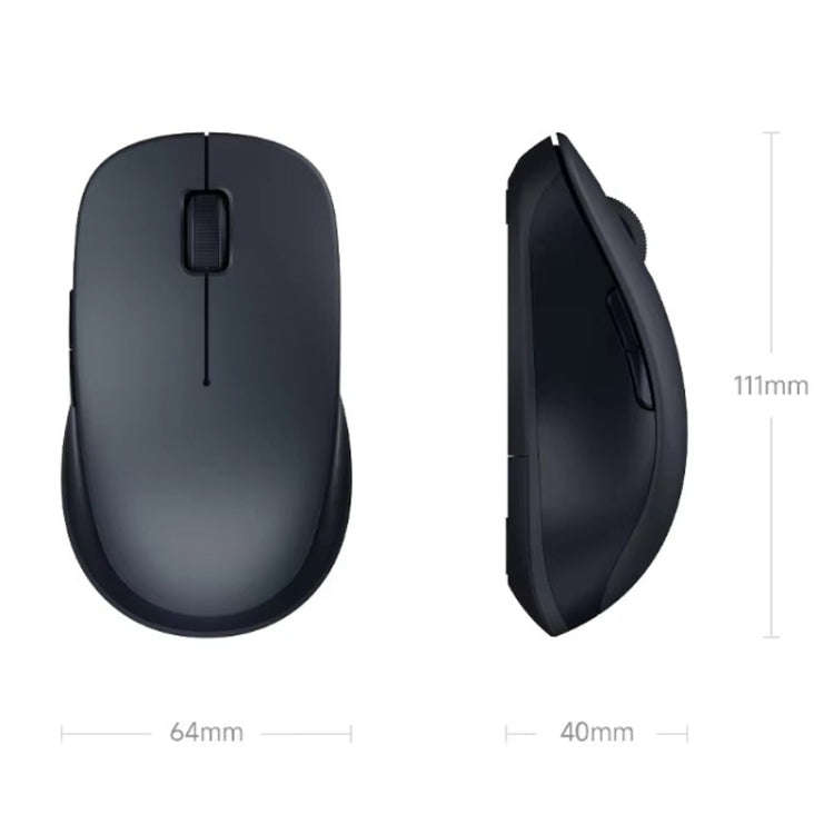 Original Xiaomi XMSMSB01YM 1200DPI Bluetooth Dual Mode Wireless Mouse 2(Black)