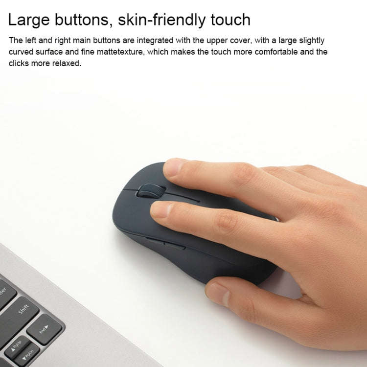Original Xiaomi XMSMSB01YM 1200DPI Bluetooth Dual Mode Wireless Mouse 2(Black)
