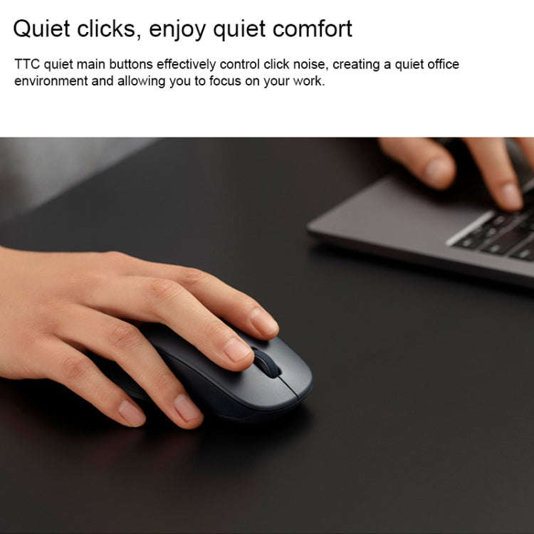 Original Xiaomi XMSMSB01YM 1200DPI Bluetooth Dual Mode Wireless Mouse 2(Black)