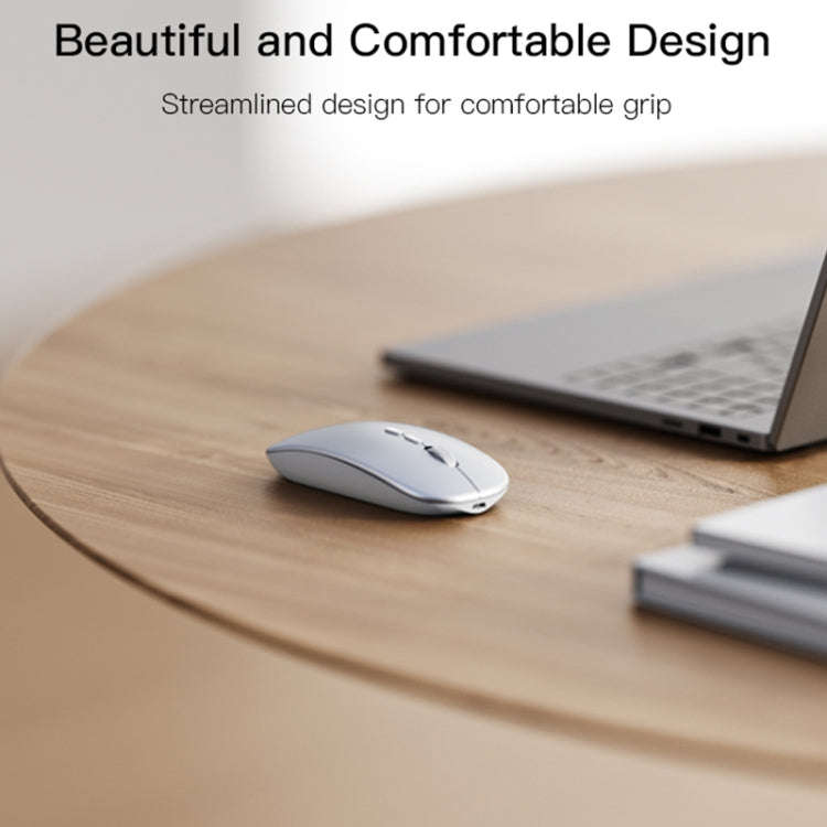 Yesido KB15 Slim 2.4G Rechargeable Wireless Optical Mouse(White)