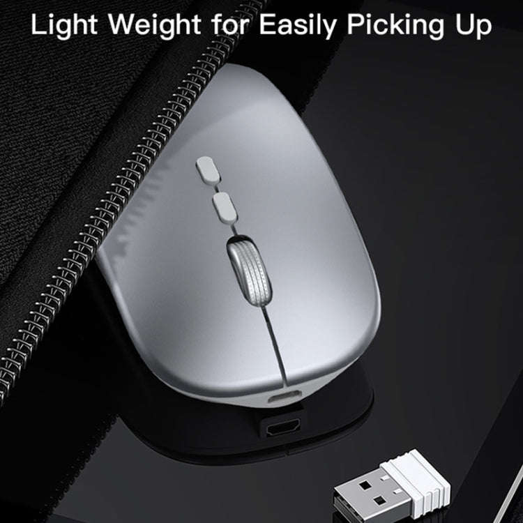 Yesido KB15 Slim 2.4G Rechargeable Wireless Optical Mouse(White)