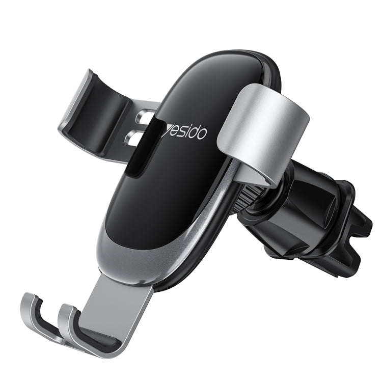 Yesido C122 Car Air Outlet Gravity Clamp Arm Mobile Phone Holder(Black)