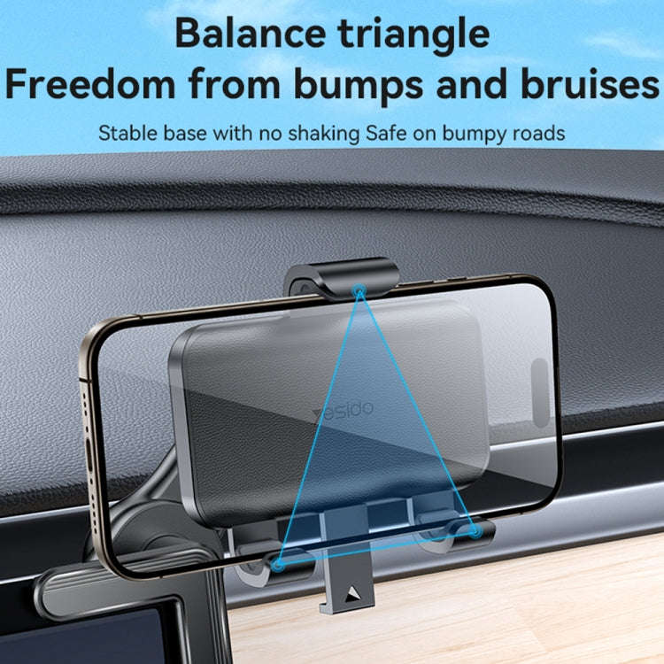 Yesido C250 Phone Clamp Holder For Car Floating Screen(Black)