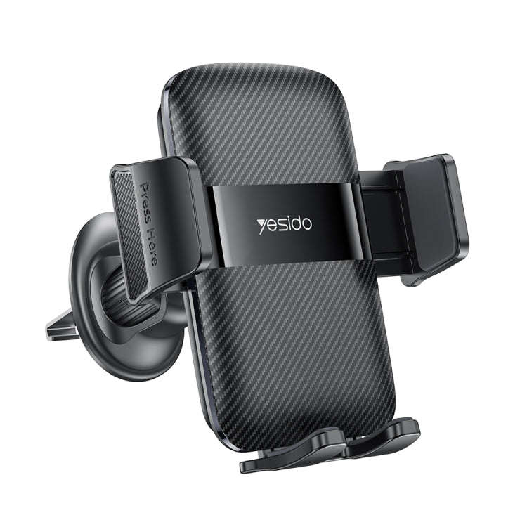 Yesido C251 Car Air Outlet Gravity Clamp Mobile Phone Holder(Black)