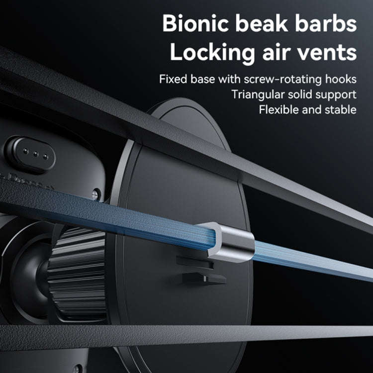 Yesido C251 Car Air Outlet Gravity Clamp Mobile Phone Holder(Black)