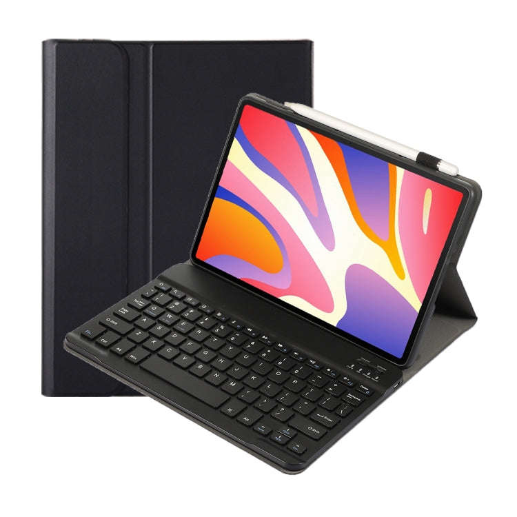 For Huawei MatePad SE 11 2024 AH21 Ultra-thin Detachable Bluetooth Keyboard Leather Tablet Case(B...