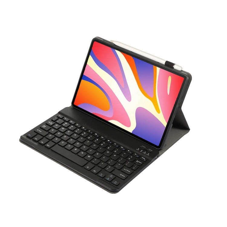 For Huawei MatePad SE 11 2024 AH21 Ultra-thin Detachable Bluetooth Keyboard Leather Tablet Case(B...