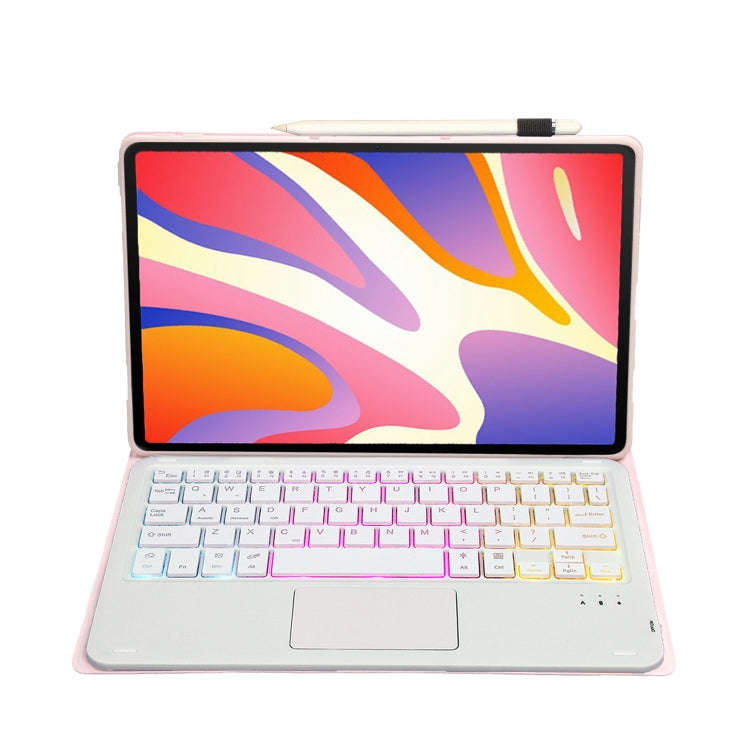 For Huawei MatePad SE 11 2024 AH21-AS Ultra-thin Detachable Backlight Bluetooth Keyboard Leather ...