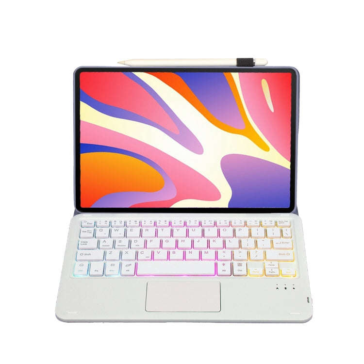 For Huawei MatePad SE 11 2024 AH21-AS Ultra-thin Detachable Backlight Bluetooth Keyboard Leather ...
