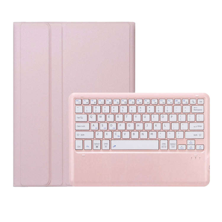 For Huawei MatePad Air 12 2024 Ultra-thin Detachable Bluetooth Keyboard Leather Tablet Case(Pink ...