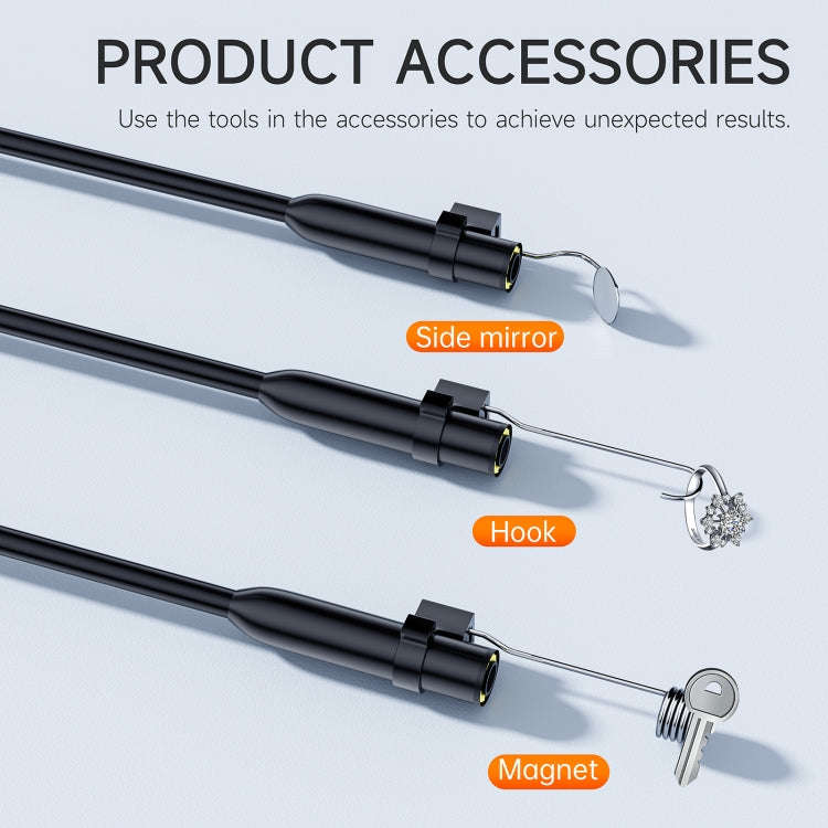 P230 8mm 2 inch Single Camera Endoscope with Screen, Length:20m