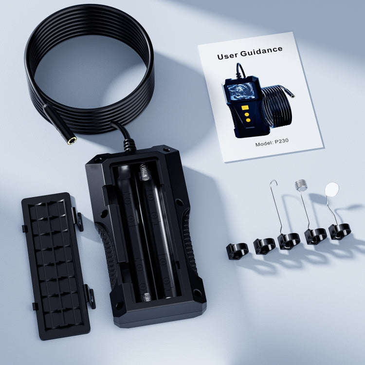 P230 8mm 2 inch Single Camera Endoscope with Screen, Length:20m