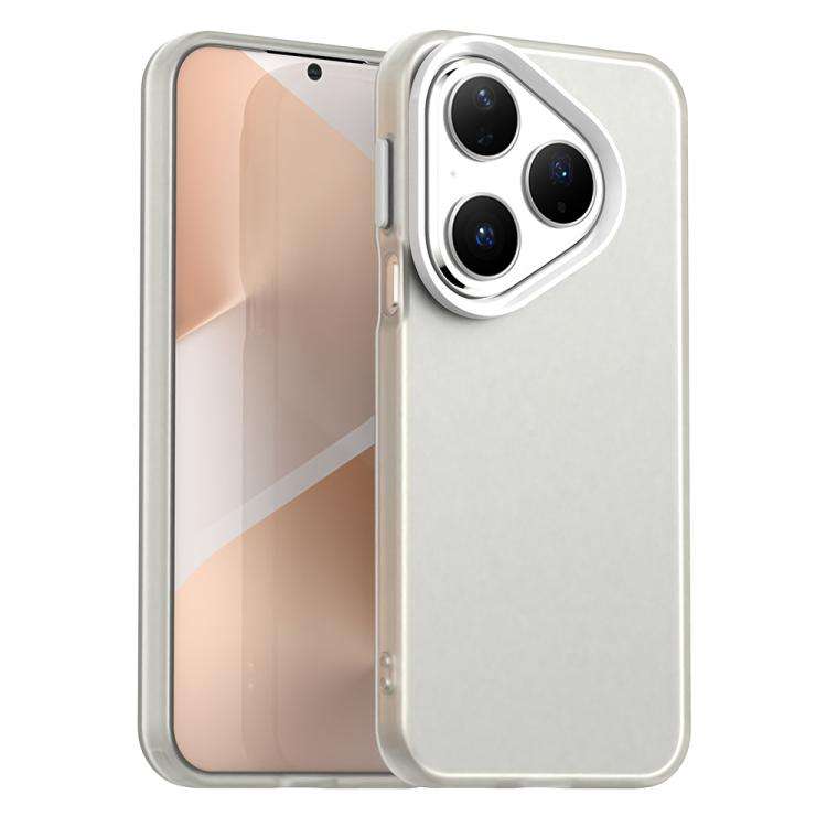 For Huawei Pura 80 Candy PC Hybrid TPU Shockproof Phone Case(White)