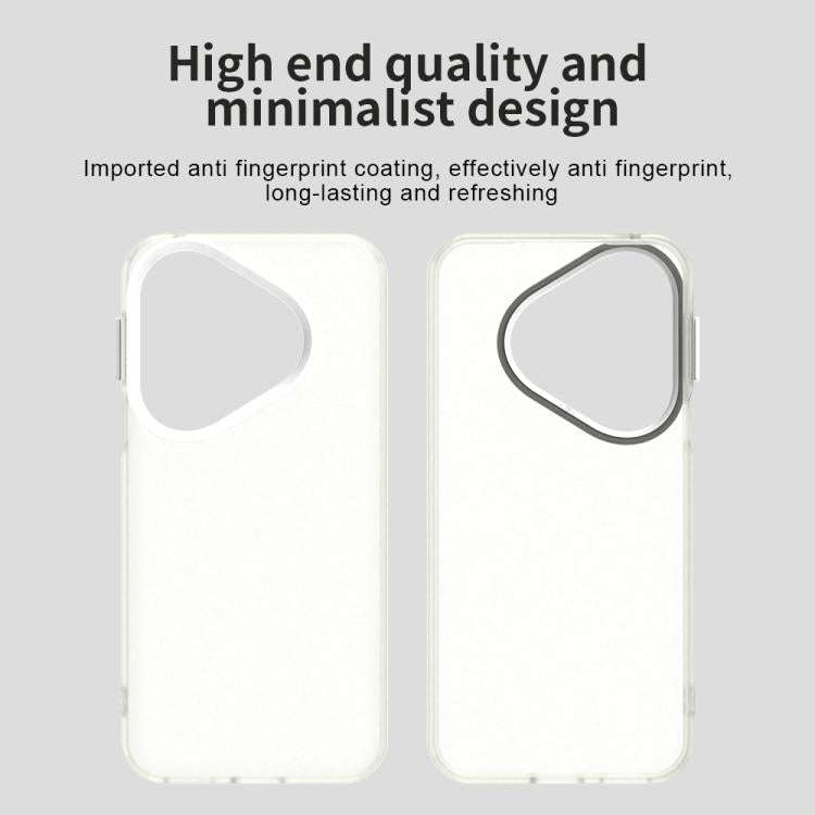 For Huawei Pura 80 Candy PC Hybrid TPU Shockproof Phone Case(White)