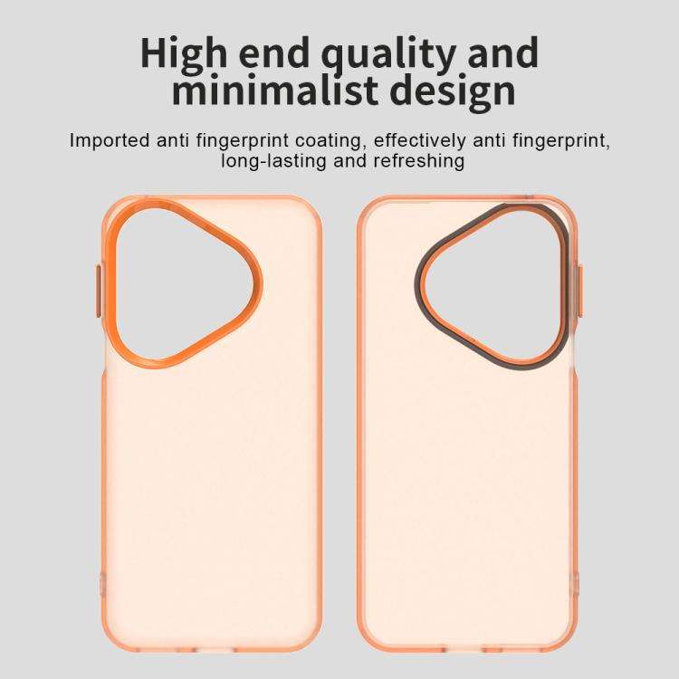 For Huawei Pura 80 Candy PC Hybrid TPU Shockproof Phone Case(Orange)
